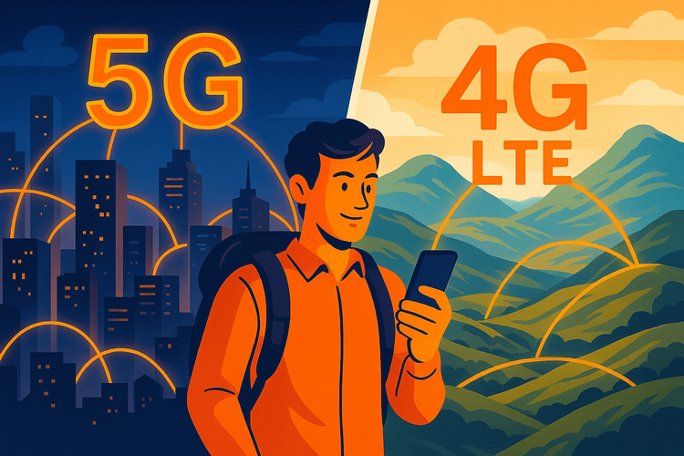 شريحة eSIM 5G مقابل LTE للسفر في 2025: هل تستحق كل هذه الضجة؟