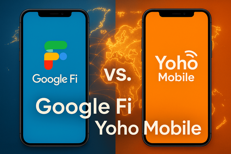 Google Fi vs. Yoho Mobile eSIM (2025): Die beste Wahl für Reisen?