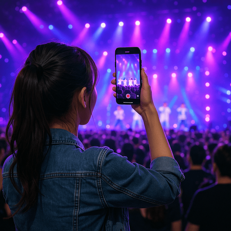 A fan using her Yoho Mobile eSIM data to share moments from Kyuhyun's concert in Seoul.