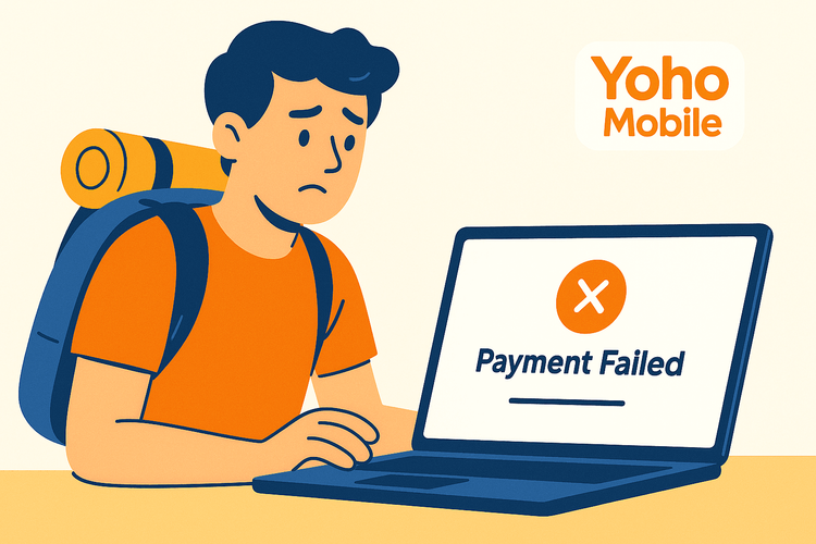 دليل سريع لحل أخطاء فشل الدفع في Yoho Mobile