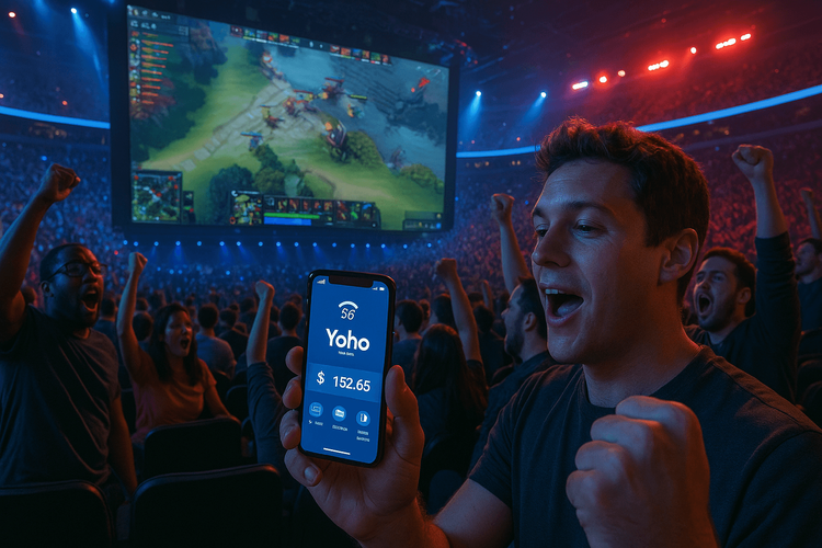 Esports fans stay connected with Yoho Mobile eSIM at The International Dota 2 championship.