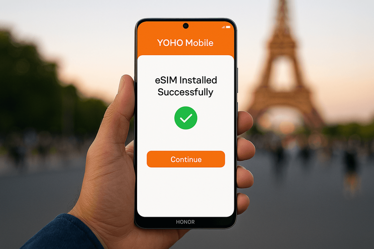 Активирайте Yoho Mobile eSIM на вашия телефон Honor: Просто ръководство