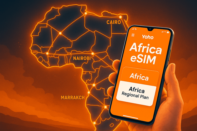 Beste eSIM für Afrika (2025) | Länderübergreifender Tarif von Yoho Mobile