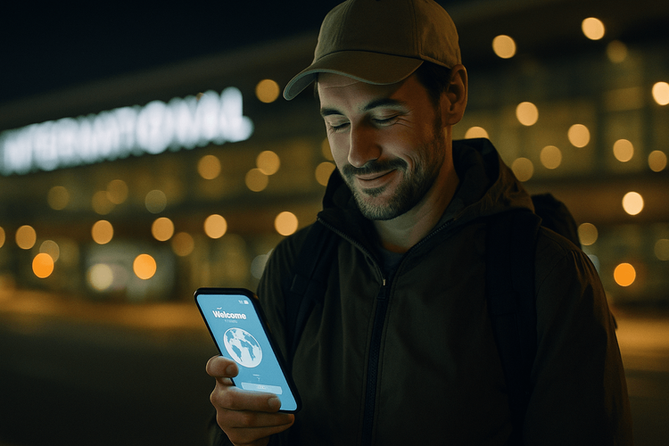 Get Data After a Late Flight When Airport Shops Are Closed | Yoho