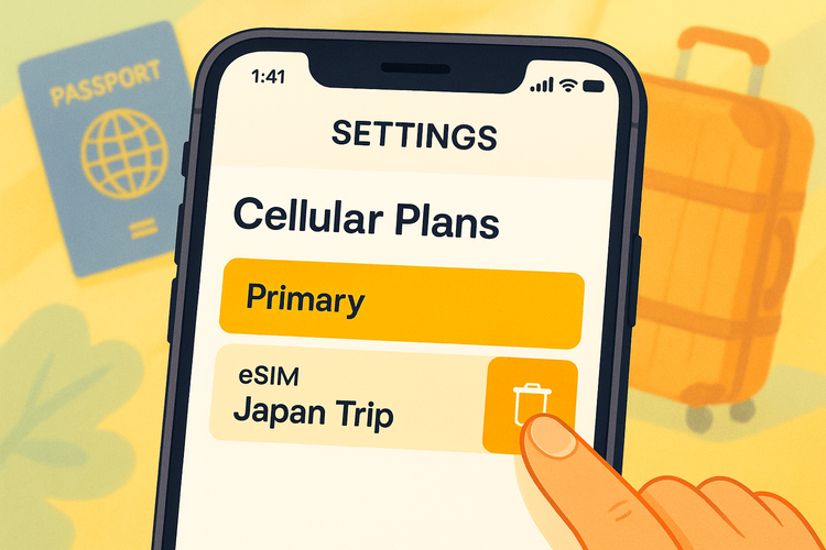 How to Safely Delete Used Travel eSIMs After Your Trip | Yoho