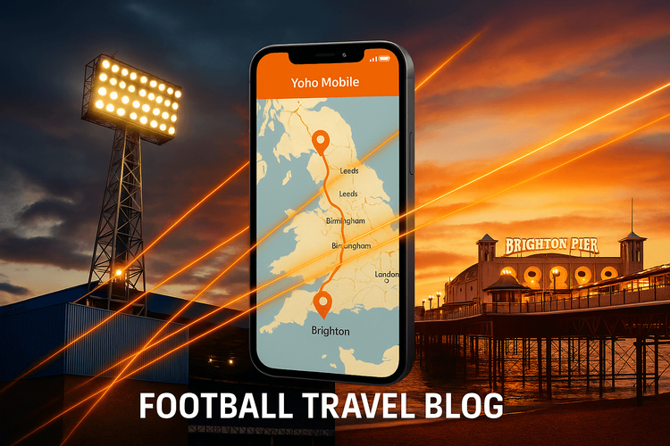 UK eSIM for Everton vs Brighton Football Trip | Yoho Mobile