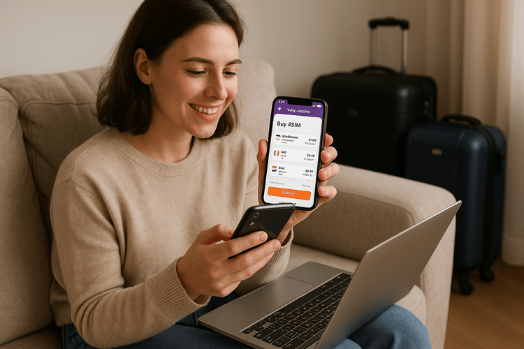 A traveler, having deleted their old eSIM, now uses Yoho Mobile to plan their next trip.