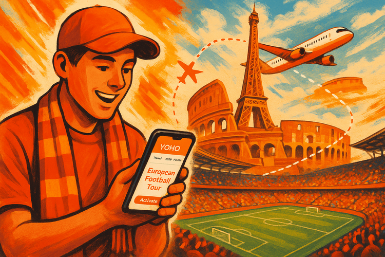 Ein Fan-Leitfaden für Konnektivität auf einer europäischen Fußballtour | Yoho eSIM