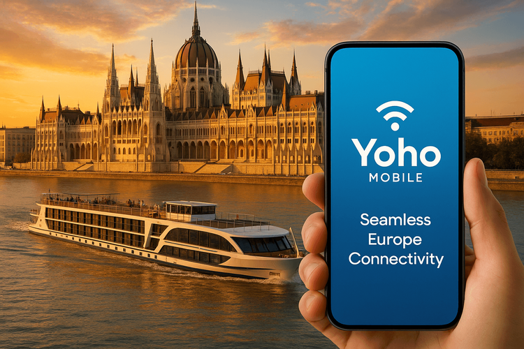 أفضل شريحة eSIM لرحلة نهر الدانوب البحرية | خطط Yoho Mobile لأوروبا