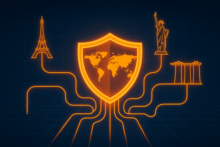 الأمن الرقمي للمؤتمرات التقنية: دليلك لشريحة eSIM وVPN (2025)