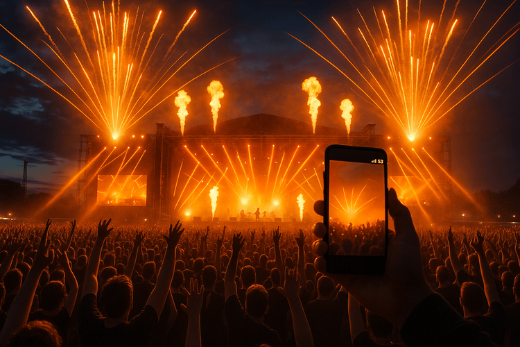 eSIM para conciertos de Live Nation: Guía para fans internacionales