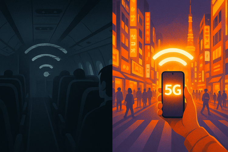 기내 와이파이 vs eSIM: 2025년, 항공사 와이파이는 과연 그만한 가치가 있을까?