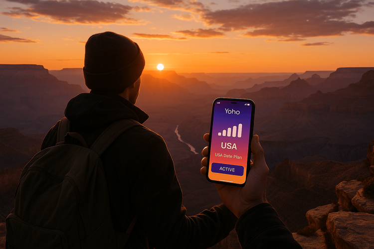 Лучшая eSIM для США в Аризоне (Финикс и Гранд-Каньон) | Yoho Mobile
