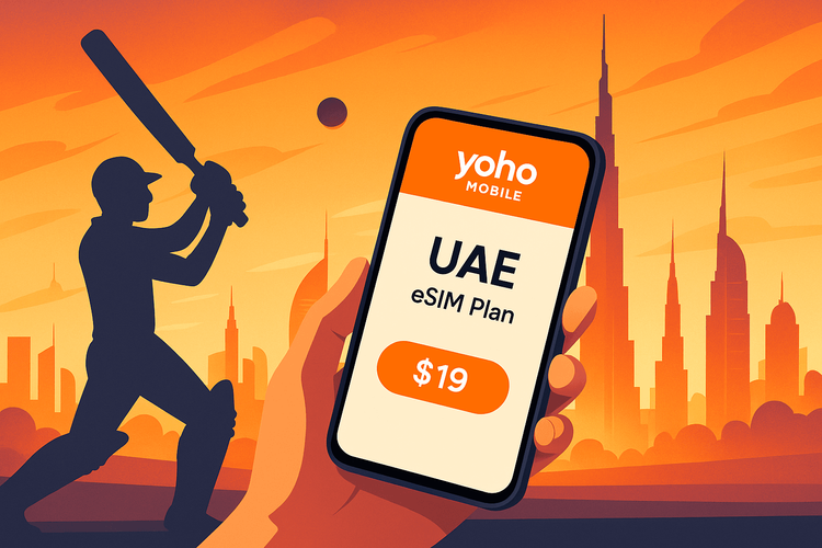 أفضل شريحة eSIM لكأس آسيا 2025 في الإمارات | ابق على اتصال مع Yoho