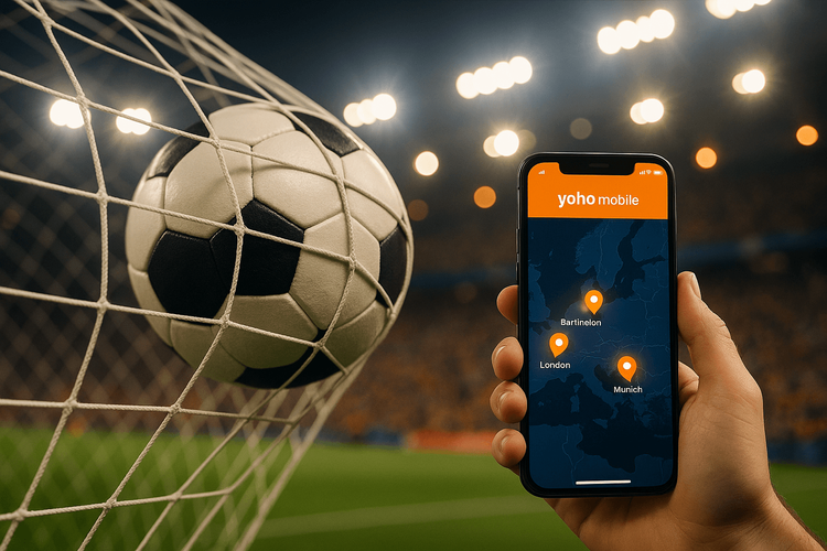 eSIM для поездок на матчи ЛЧ: оставайтесь на связи на выездных играх с Yoho Mobile