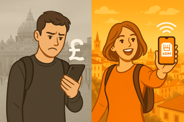 Vodafone UK Roaming vs Travel eSIM: 2025 Cost Comparison