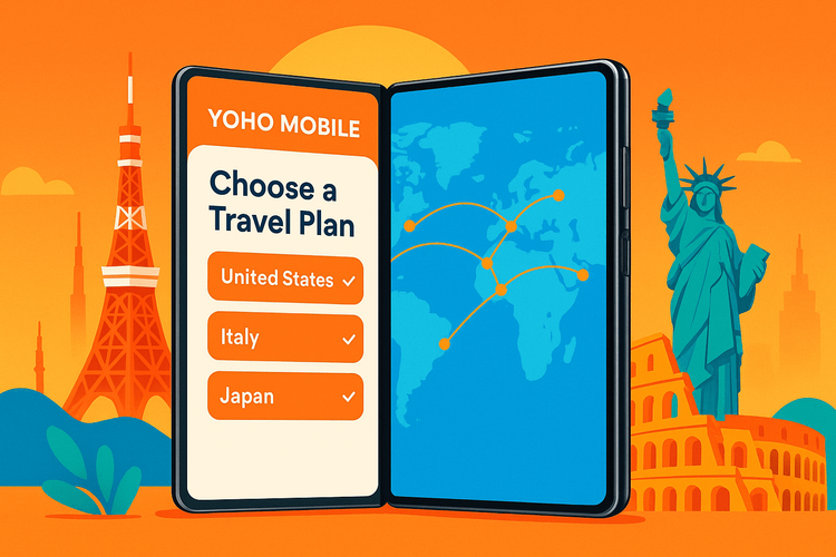 Aktivace cestovní eSIM na telefonech Huawei | Průvodce pro Pura 70 a Mate