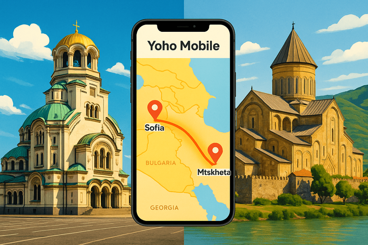 eSIM для Грузии и Болгарии | Оставайтесь на связи | Yoho Mobile