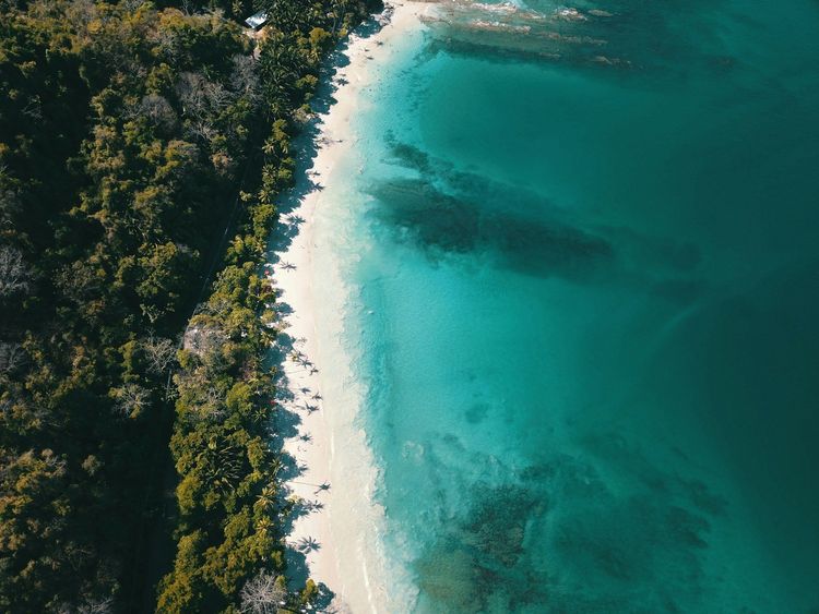 Clear water day in Punta Leona