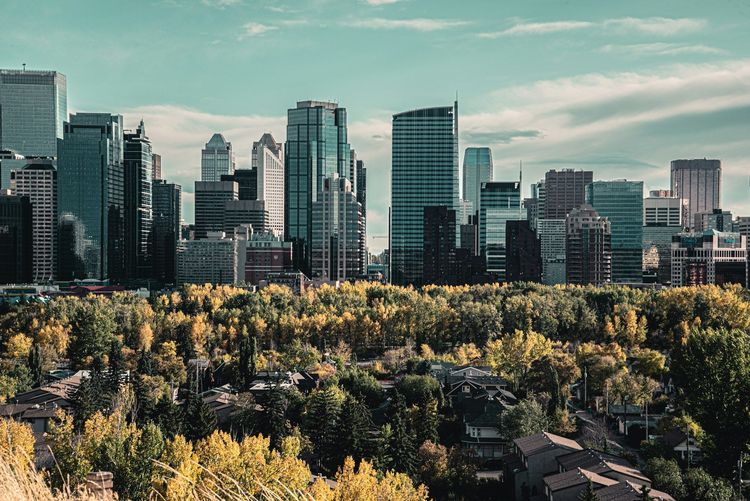 Panoramic view of Calgary