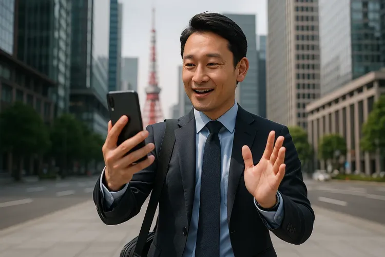 Business Traveler in Tokyo