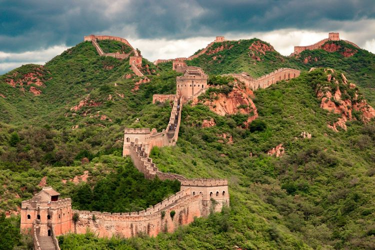 Great Wall of China daytime view