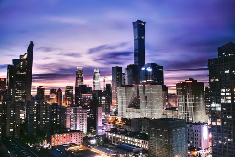 Beijing at night