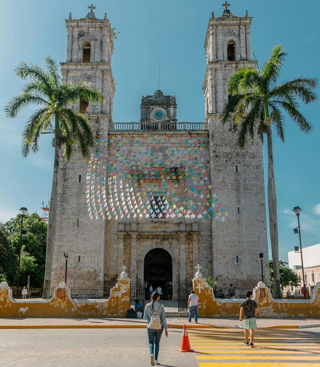 San Servacio Church in Valladolid, Mexico
