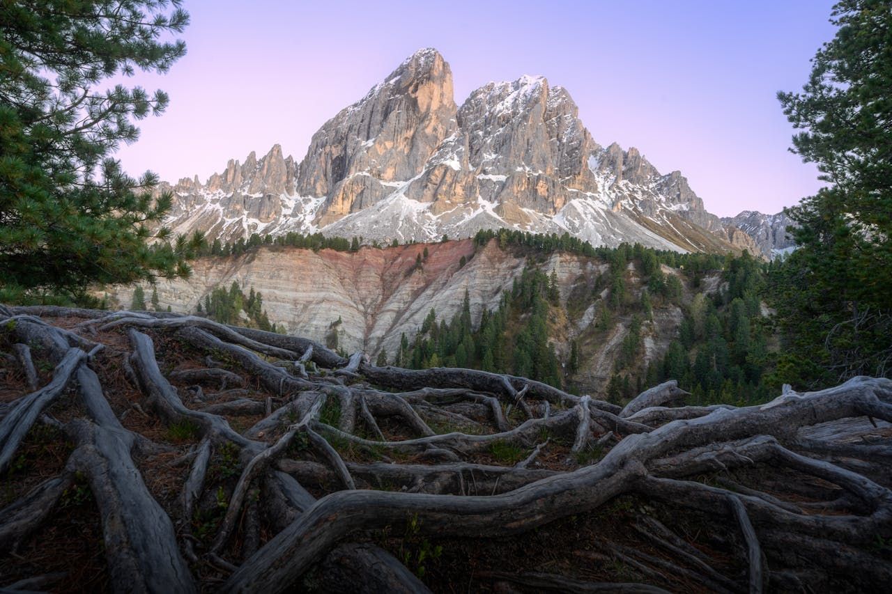 Majestic Dolomites at Dusk in Veneto, Italy