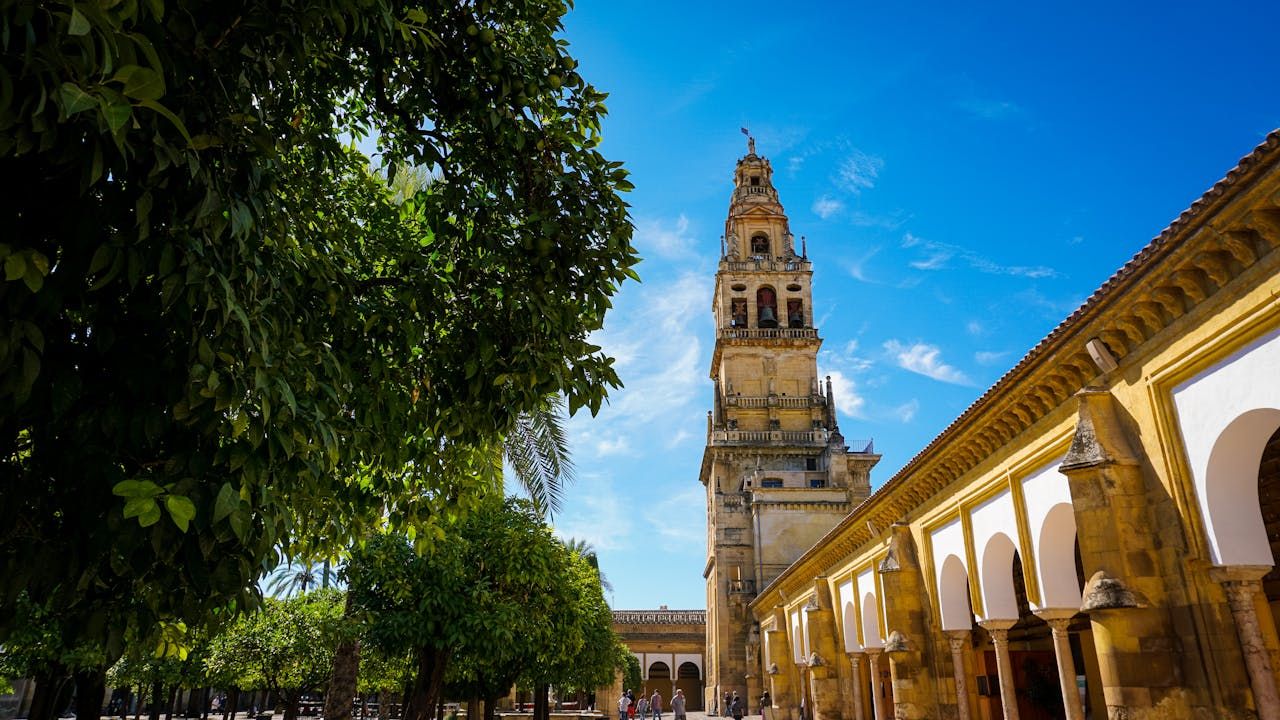 Bell Tower of the Mosque-Cathedral in Cordoba, Spain