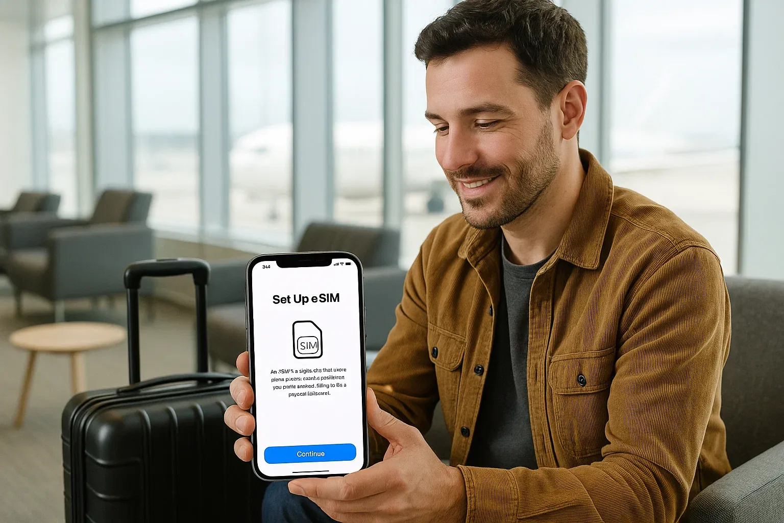 Airline News & Your Data: Stay Connected with an eSIM From Takeoff