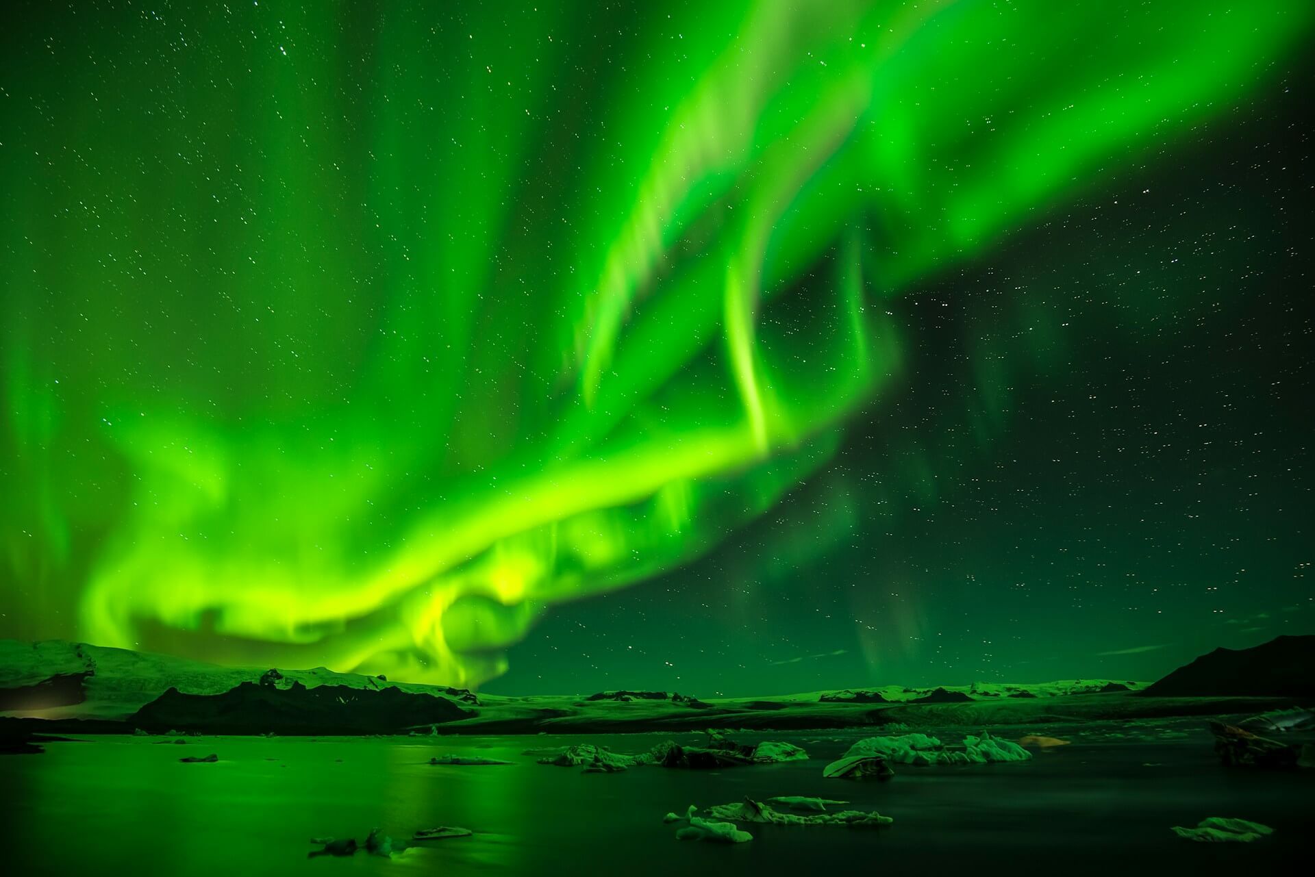 Auroras Boreais na Islândia 